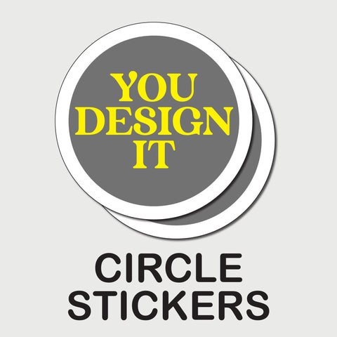 Circle Custom Stickers