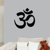 Hindu Om Wall Decal, 0051, Yoga Wall Decal, Sanskrit Wall Decal