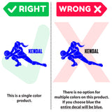 Custom Girls Name Volleyball Slide, Wall Decal, 0278, Personalized, Dig, Volleyball Player