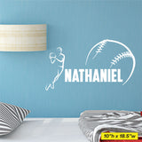 Custom Baseball Wall Decal, 0280, Pitching, Pitch, Throwing, Wall Graphic
