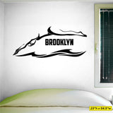 Custom Swimming Wall Decal, 0287, Personalized, Girls Swimming, Boys Swimming