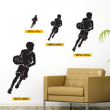 Boys Basketball Wall Sticker, 0289, Boys Basketball Player Wall Decal