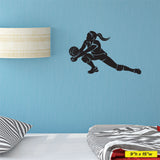 Girls Volleyball Wall Graphic, 0298, Bump, Volleyball Theme Decal, Ladies Volleyball, Dig