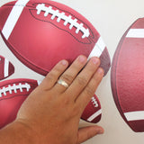 Football Wall Stickers, Qty 23, Football Peel and Stick Wall Graphics, 0566