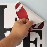 Peeling from smooth wall.