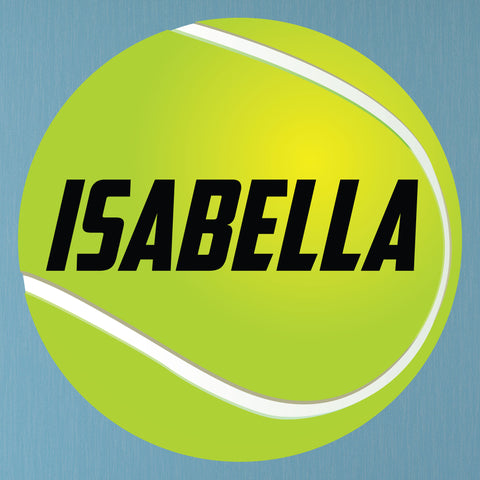 Large Tennis Ball Wall Sticker, 28"h x 28"w