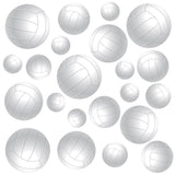 twenty two volleyball wall stickers.