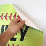 Peel and stick to any smooth wall.