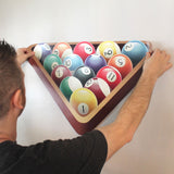 Racked Pool Ball Wall Sticker, 18"h x 27"w