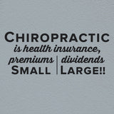 'Chiropractic is Health Insurance' - Chiropractic Wall Decal for Office Decor (0215)