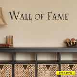 'Wall of Fame' Employee Achievement Wall Decal – Staff Recognition Art (0246)