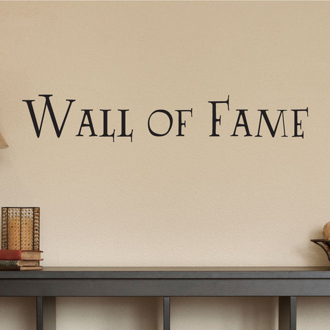 'Wall of Fame' Employee Achievement Wall Decal – Staff Recognition Art (0246)
