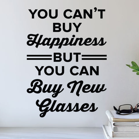 eye doctor wall cling sticker