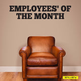 'Employees of the Month' Wall Decor – Staff Recognition for Medical Offices (0716)