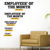 'Employees of the Month' Wall Decor – Staff Recognition for Medical Offices (0716)