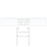 Yard Sign Coroplast Sign Riders