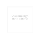 Real Estate Aluminum Signs