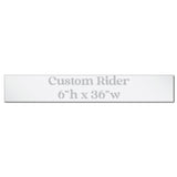 Custom Aluminum 6x26 Realtor Sign Rider