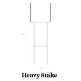 Wire H-Stakes for Yard Signs