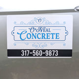 Removable truck magnet sign for local businesses in Indiana