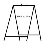 Outdoor Metal Sign Frame 36x24 A-Frame