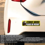 Student Driver Bumper Vehicle Magnet