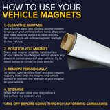 Custom magnetic vehicle signs for cars, vans, and trucks