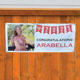 Custom Graduation Banner - 20"h x 48"w - 0742