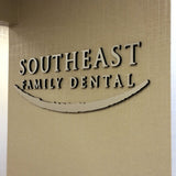 dental office lobby dimensional letters Indianapolis