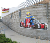 Durable MaxMetal commercial signage for storefront branding. Located at Fastimes just south of Carmel Indiana
