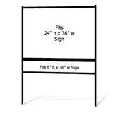 Metal Real Estate Sign Frame 24x36 with 6x36 bottom rider