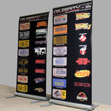 Celeb Machines Trade Shower Banner Stands. Located in Indianapolis, Indiana.