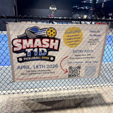 Tournament Banners for Pickleball Tournament in Indianapolis, Indiana.