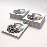circle stickers for local Indianapolis event - Foofest 2026