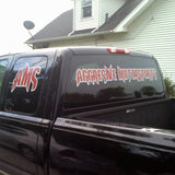 One-way vision vehicle advertising film in Indianapolis traffic