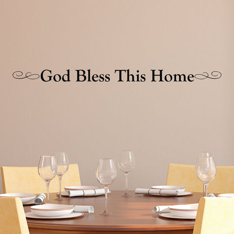 God Bless This Home Wall Decor, 0034, God Bless, Religion, Wall Art
