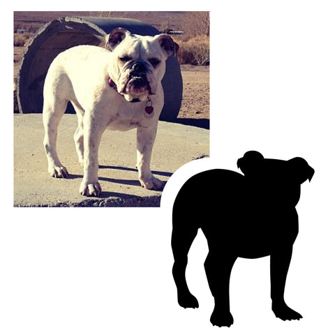Custom Pet Silhouettes Wall Decal, 0053, Dog Silhouettes, Cat Silhouettes, Bird Silhouettes, Horse Silhouettes