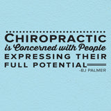 Chiropractic is concerned with people expressing their full potential, 0132, BJ Palmer, Chiropractor Wall Decal