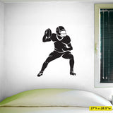 Football Quarterback Wall Sticker, 0302, Passing, QB