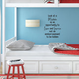 Look at a Mistake as an opportunity - 0466 - School Wall Sticker - Teacher Wall Art