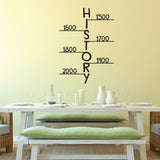 History Time Line - 0475 - Classroom Decor - Wall Decor - Back to school - Classroom Decal