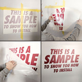 Hello Goodbye Door Lettering, 0044, Door Decal, Door Lettering, Greeting