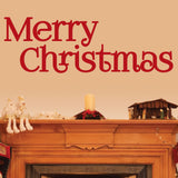 Christmas Decor Wall Decal - 0020 Merry Christmas Decor - Merry Christmas Wall Decor - Christmas