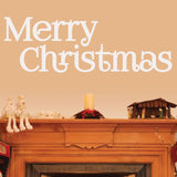 Christmas Decor Wall Decal - 0020 Merry Christmas Decor - Merry Christmas Wall Decor - Christmas