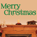 Christmas Decor Wall Decal - 0020 Merry Christmas Decor - Merry Christmas Wall Decor - Christmas