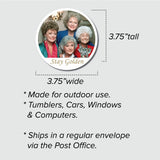 Stay Golden Sticker, Golden Girls Decal, 3.75x3.75 - 0646